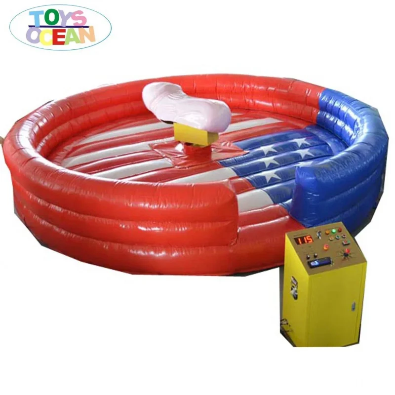 2024 New Arrivals Adult Crazy Inflatable Mechanical Rodeo Bull Ride Penis Commercial Game Bull Riding Machine for Playground