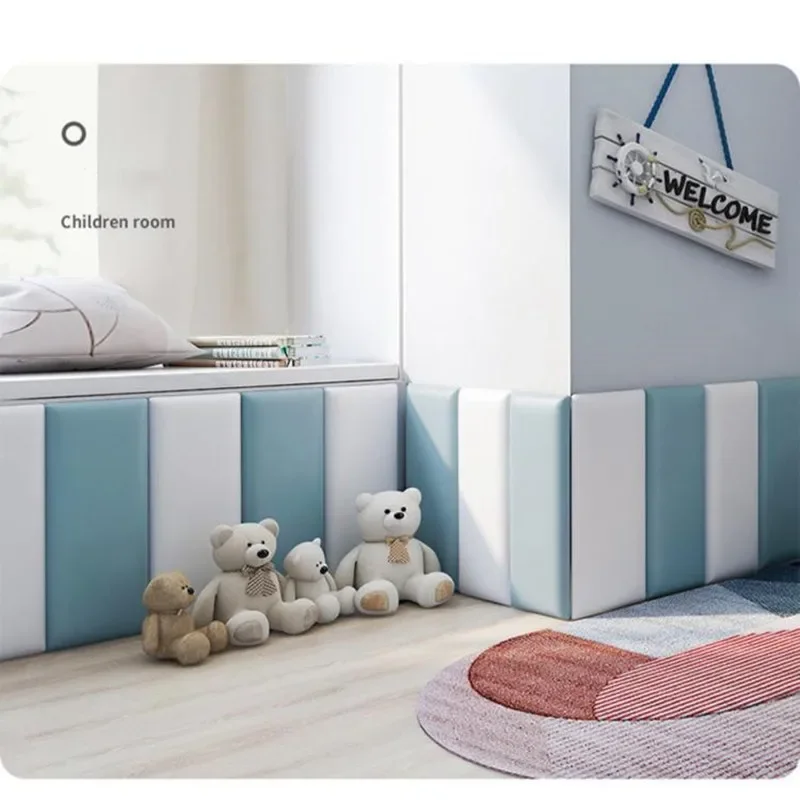 Kids Bedroom for Bed Headboard Self adhesive Soft bag Headboards for Children's Room Wall Surround Tatami Baby Room Wall Decor