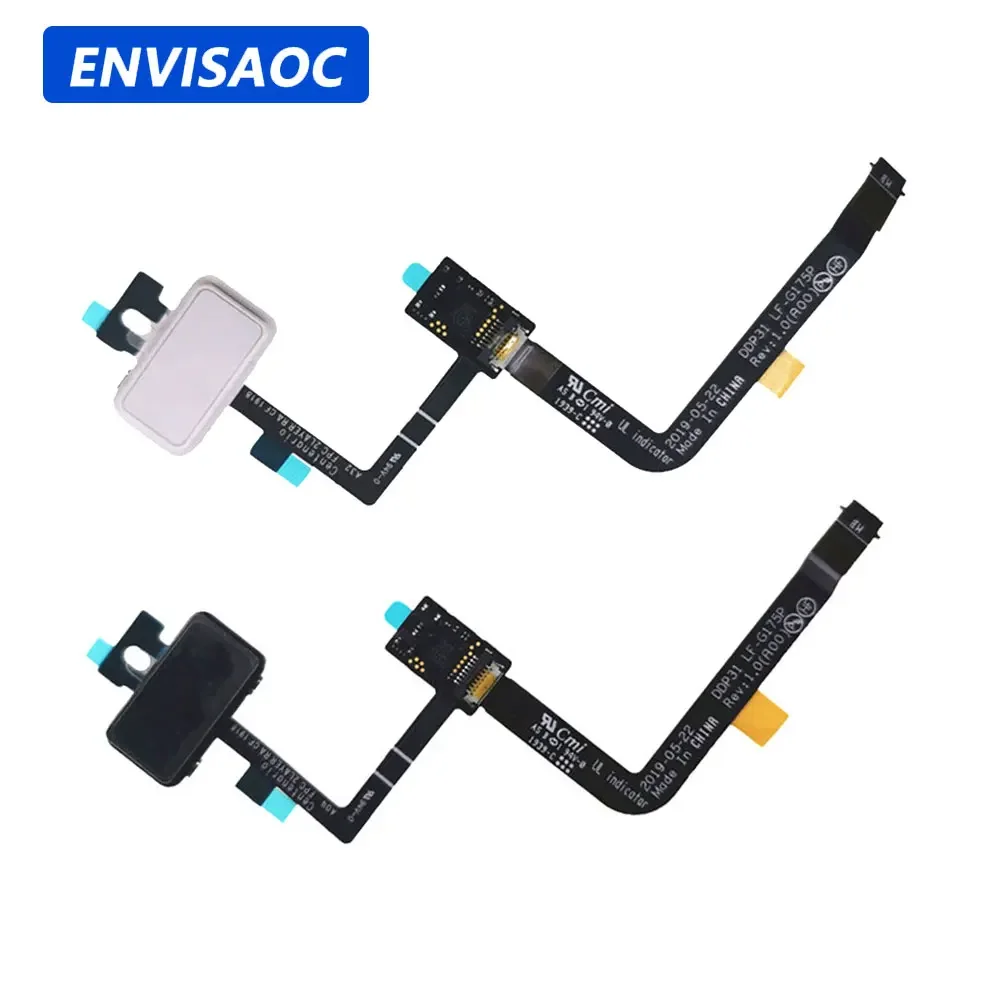 Cable de placa de botón de encendido para portátil Dell XPS13 7390 9300 9310 2 en 1, lector de huellas dactilares, interruptor, accesorios de reparación 2D7XN XMPH1