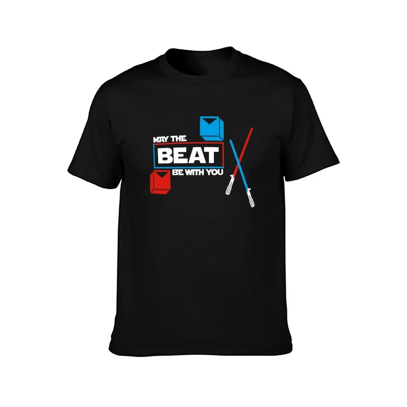 May The Beat Be With You [WHITE VERSION] T-Shirt korean fashion shirts graphic tee mens t shirts pack