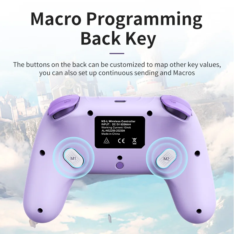 وحدة تحكم لاسلكية لنينتندو سويتش وحدة تحكم الكمبيوتر برو غمبد للبرمجة توربو وظيفة لنينتندو سويتش Oled/Lite