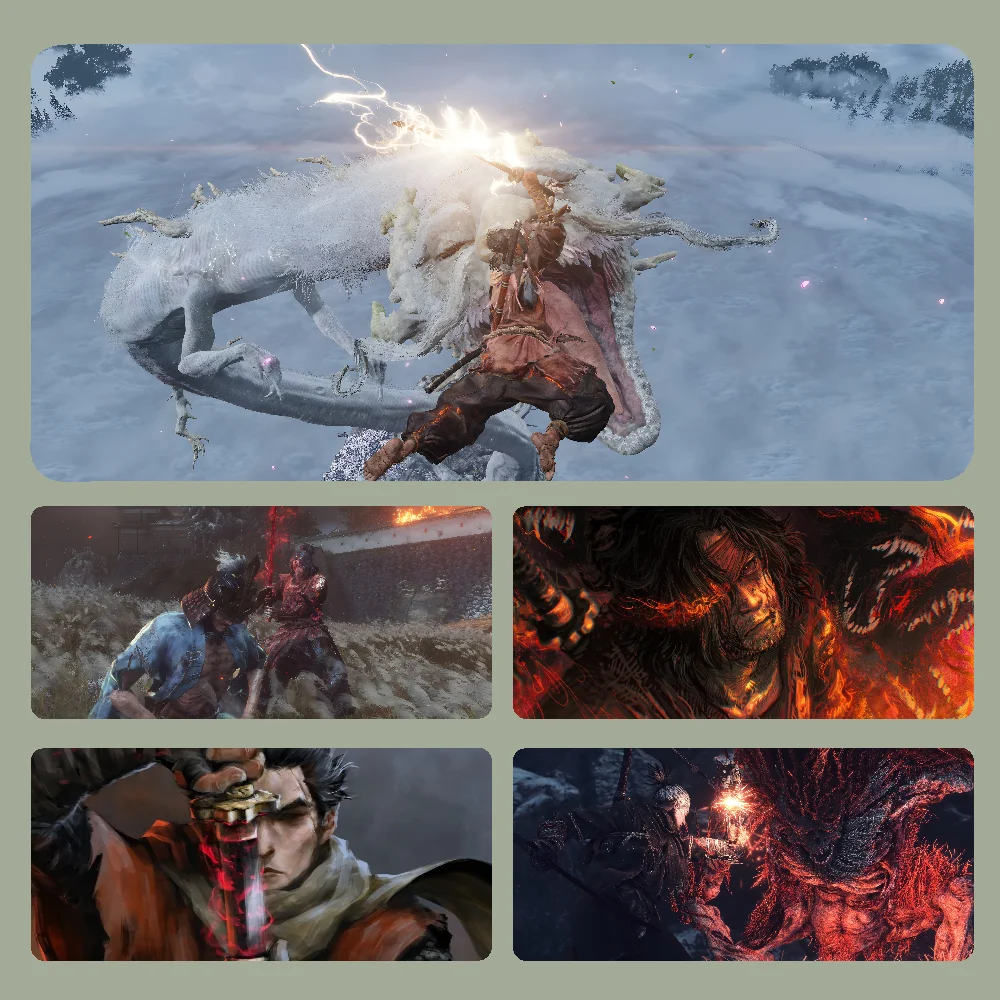 

S-Sekiro Mousepad Large Computer Gaming Accessories MousePads Desk Mats Anti-slip Laptop Soft Mouse Pad