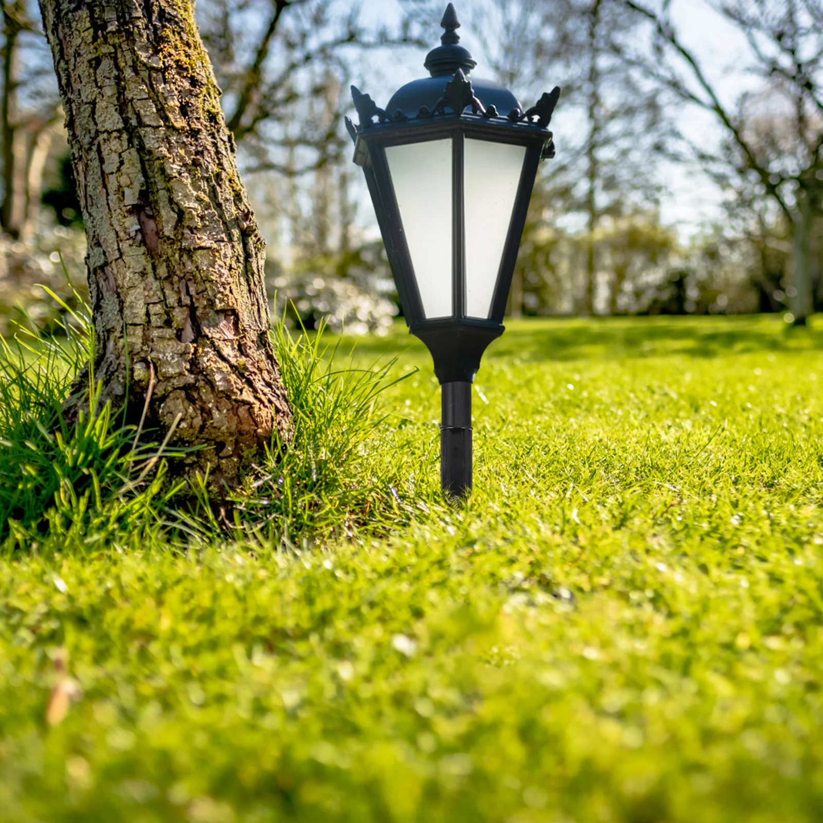 

20Pcs LED Ground Spikes for Solar Flame Lights Easy Install Plastic Stakes for Garden Yard Outdoor Decor Festival Landscape