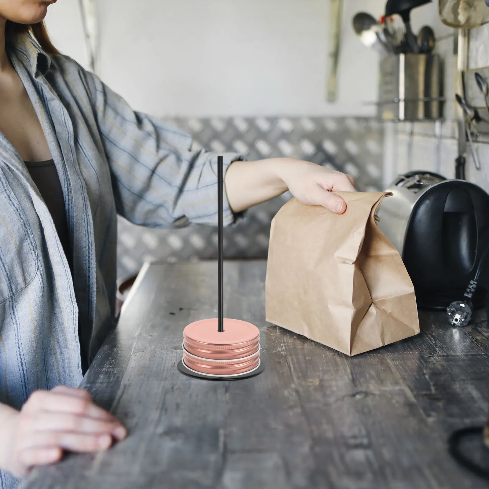 

Cup Lid For Countertops ganization Rack Kitchen ganizer Mason Jar Holder Countertop Lid Holder Water Bottle Tumbler Lids