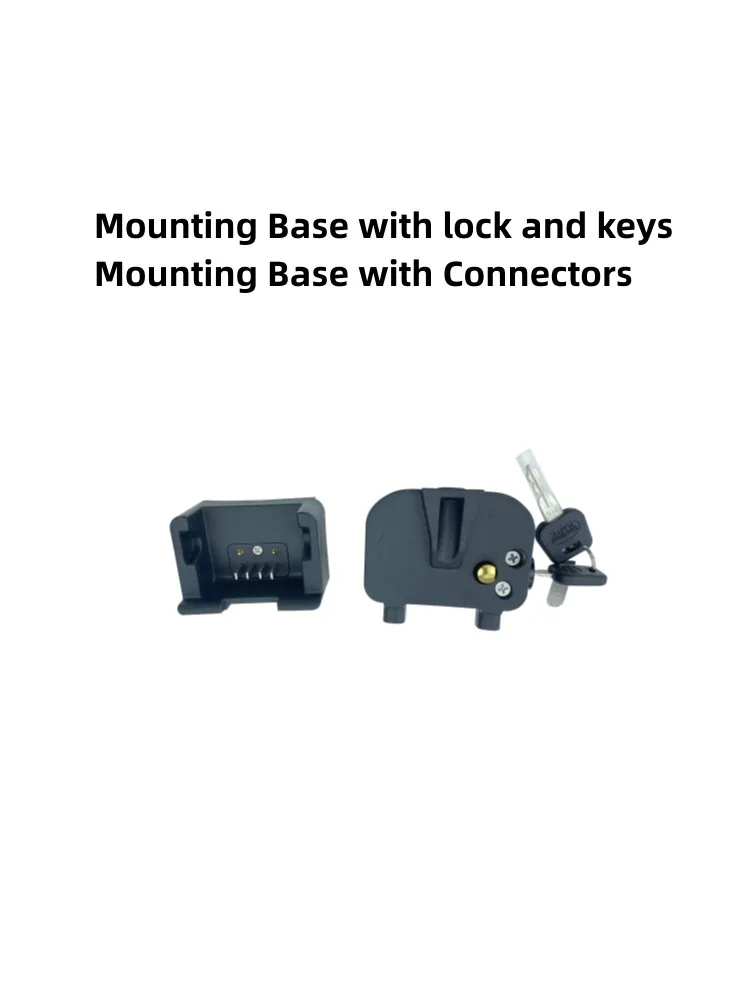 AliExpress Dsaikl Battery Base Plug Connector Bracket Base Mount Plate with Lock Keys for old Dengfu E10 E22 E23 Battery Base Mount Tray Lock Keys