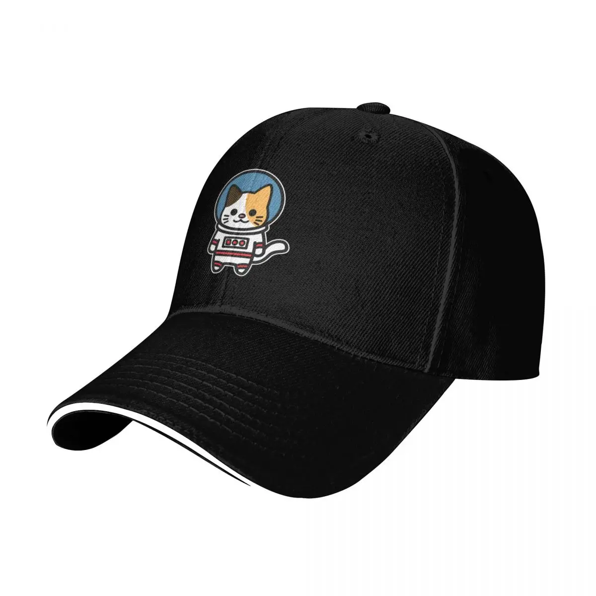 Calico Astro Cat Baseball Cap Lightweight Packable Gift for Him Her Casual Daily Wear