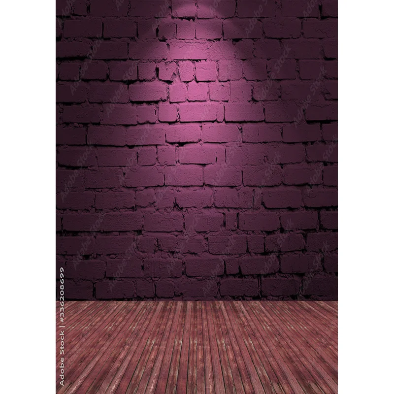 Vintage Tường Gạch Sàn Gỗ Chụp Ảnh Phông Nền Chân Dung Ảnh Nền Phòng Thu Chống Đỡ 211218 ZXX-12