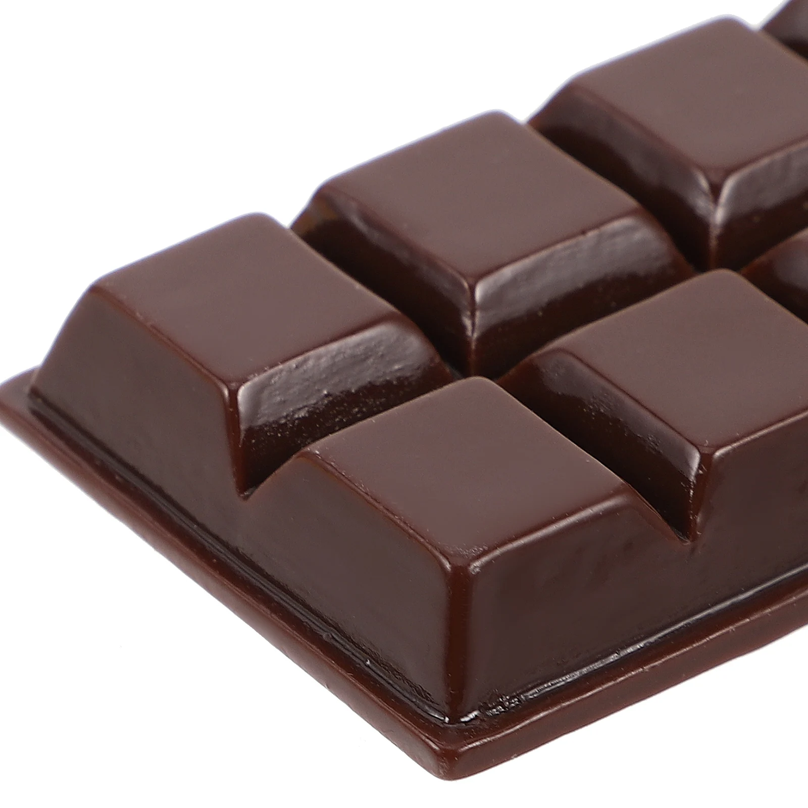 

8pcs Resin Simulated Chocolate Decor Ornaments Brown White Lifelike Photo Props Display Restaurant Montessori