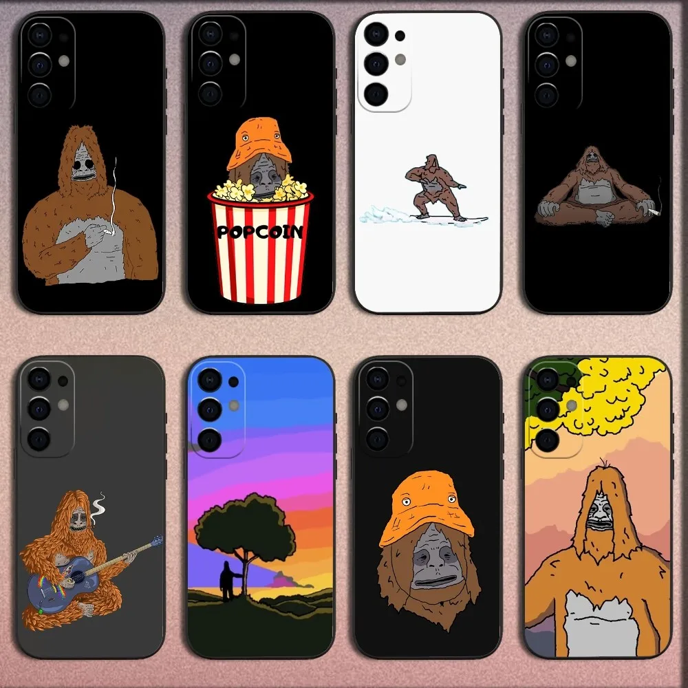 S-Sassy The Sasquatch Phone Case For Samsung S25,S24,S21,S22,S23,S30,Ultra,S20,Plus,Fe,Lite,Note,10,9,5G Black Soft Cover