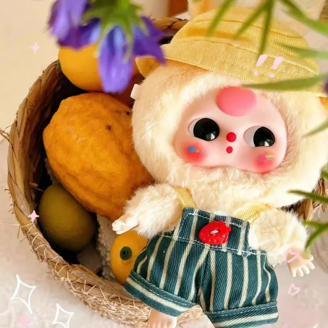 Oryginalna seria Baby Three Macaron Little Rabbit Mystery Box Vinyl Tide Play Backpack Pendant Doll Blind Box Girl New Year Gift