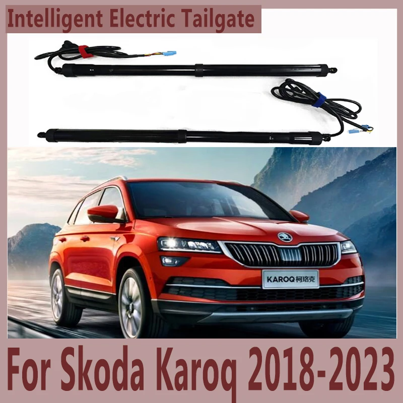 Electric Motor for Trunk Lift Car Electric Tailgate Liftgate Drive Foot Kick Sensor For Skoda Karoq 2018-23 Rear Door Power Kit