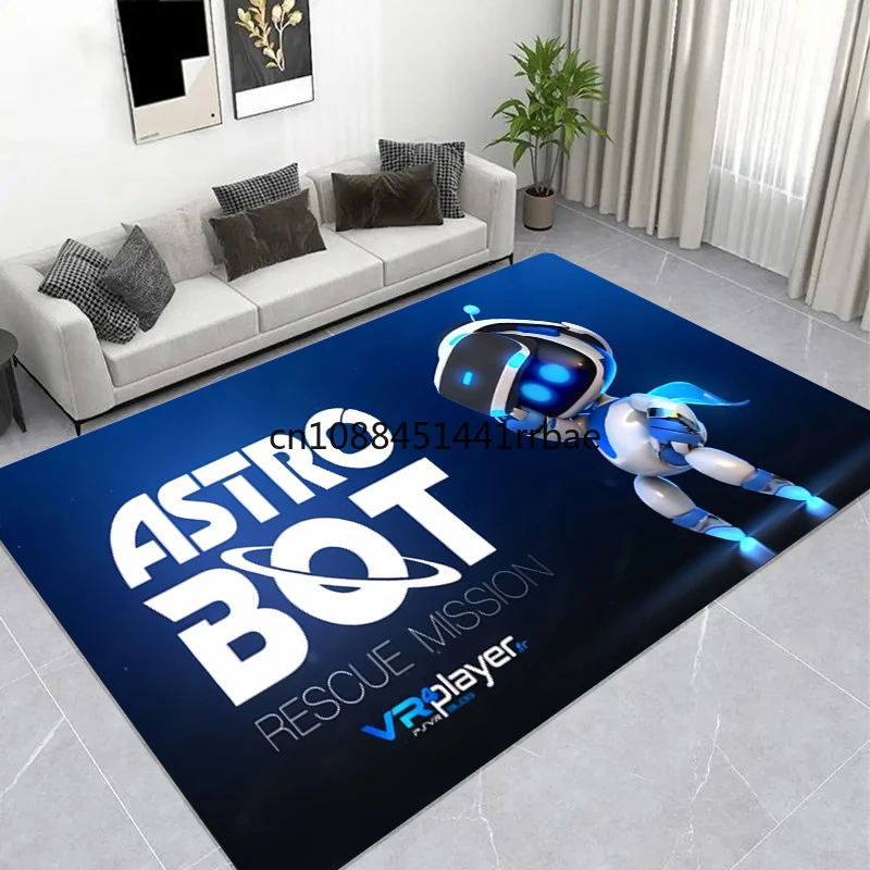 Game AA-ASTRO BOT Poster Large Carpet,Living Room Bedroom Sofa Area Rug,Floormats,bath Mat,playmat