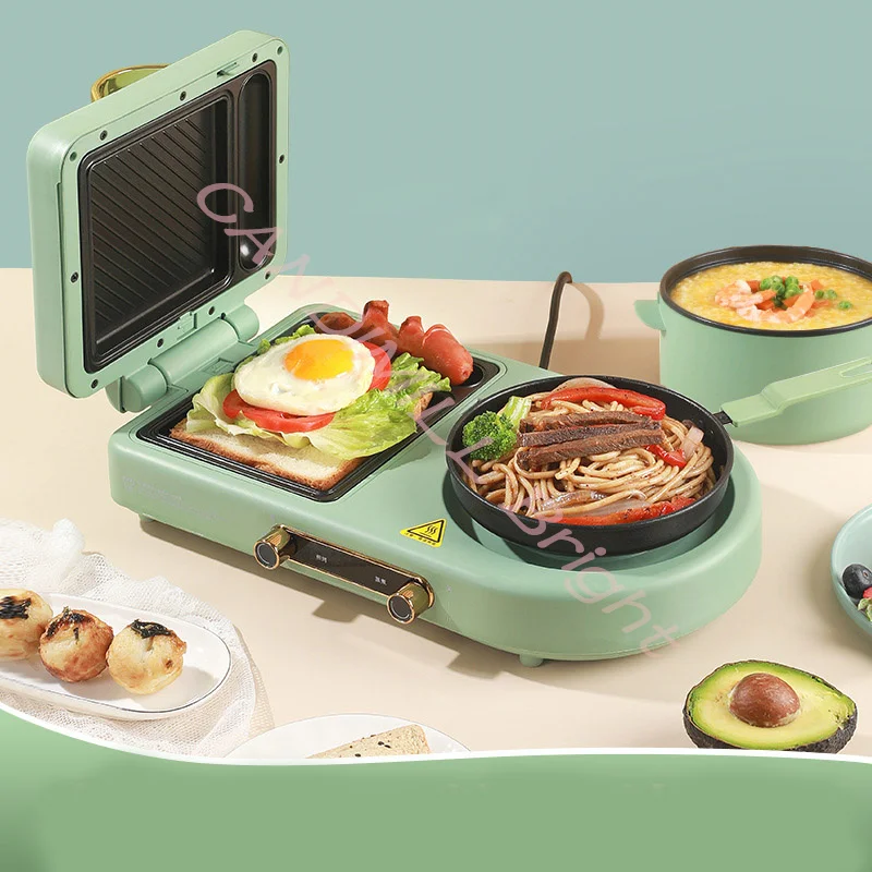 Multi Function Sandwich Breakfast Maker Light Food Maker Small Household Waffle Maker Toast Maker Cooking Machine