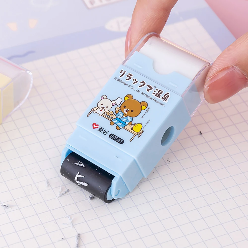 3 In 1 Eraser Pencil Sharpener Student Exam Wipe Clean Creative Cartoon Learning  Stationery Mini Cute Office School Supplies