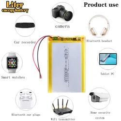 3.7V 3000mAh 505573 505575 Lithium Polymer Li-Po li ion Rechargeable Battery cells For Mp3 MP4 MP5 GPS mobile bluetooth