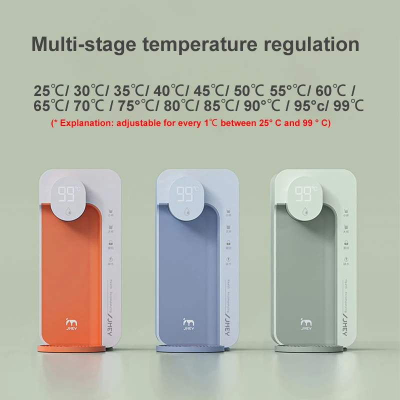 JMEY Instant czajnik elektryczny wielostopniowa regulacja temperatury inteligentna kontrola temperatury dozownik do wody urządzeń przenośnych