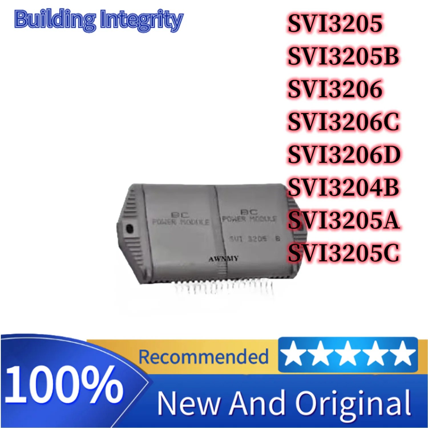 100% New original SVI3204B SVI3205 SVI3205A SVI3205B SVI3205C SVI3206 SVI3206C SVI3206D SVI3204 Electronic Components