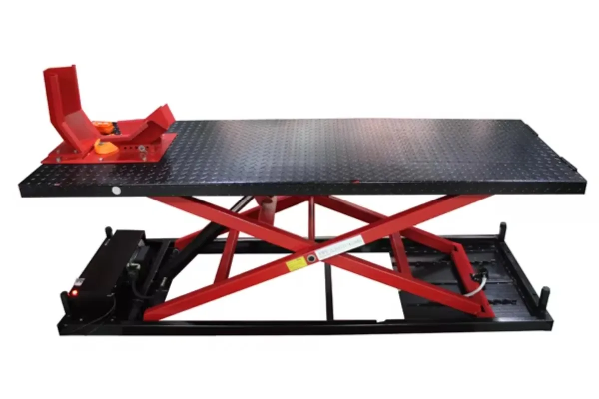 2025 نمط جديد 600 كجم مصعد دراجة نارية هيدروليكي يعمل بالطاقة الكهربائية #3