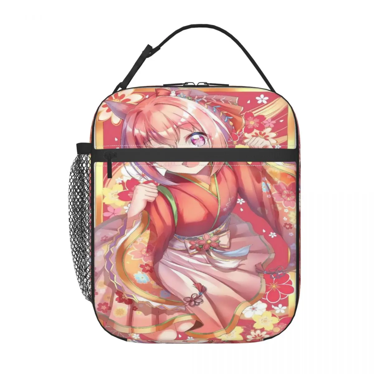 Haru Urara Umamusume Anime Lunch Bag For Women Lunch Box Outdoor Picnic Cooler Bag Portable Waterproof Thermal Lunch Bags
