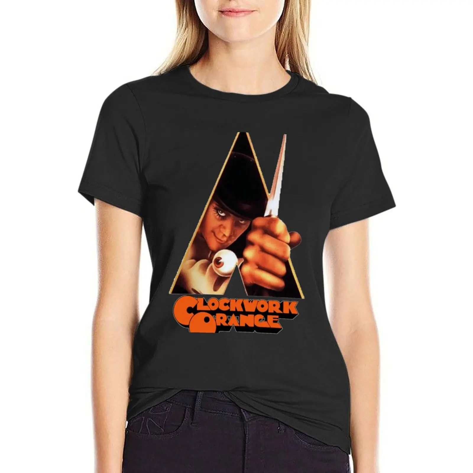 

a clockwork orangess T-Shirt blacks plain hippie clothes oversized t shirts for Women