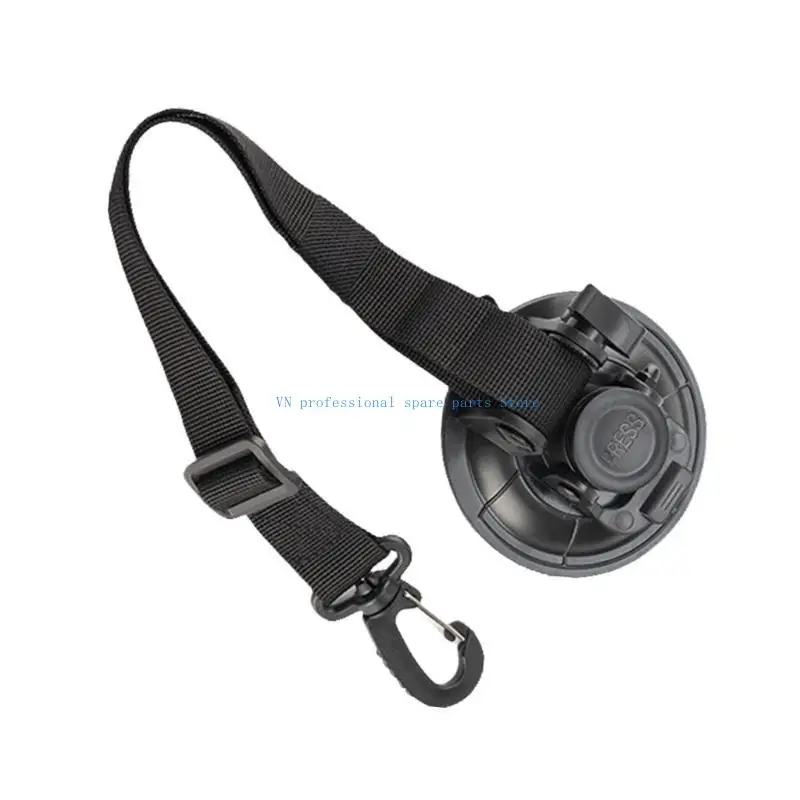 41XA حامل حزام تثبيت الباب، حزام تثبيت شديد التحمل، مشابك قابلة للتعديل، حزام كوب شفط باب المنزل المحمول