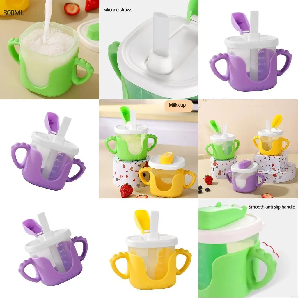 

Toddlers Drink Cup Leakproof Baby Cup Interactives Learning Cup for Boy Girls L8RB