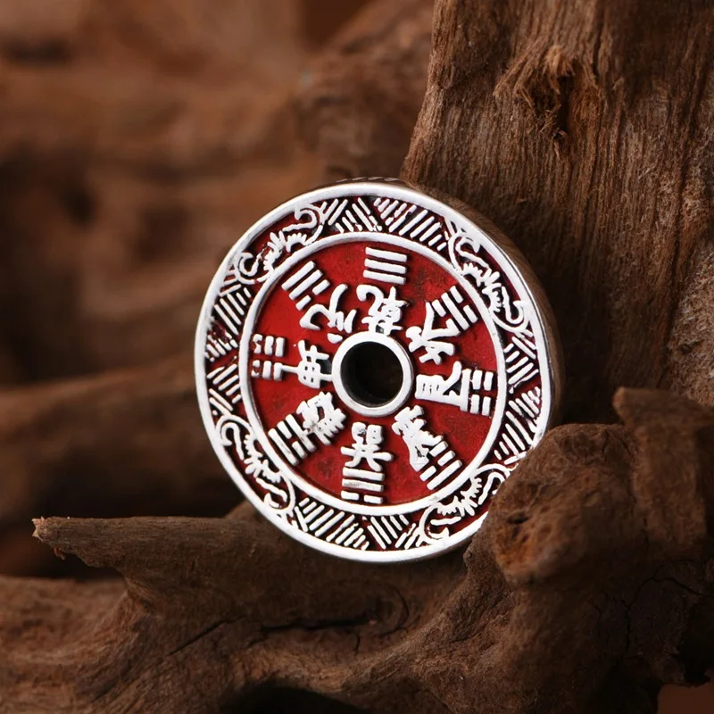 BOCAI New S925 Silver Jewelry Retro Simplicity Mountain Ghost Spending Money Gossip Pendant Selected Gifts For Men And Wome