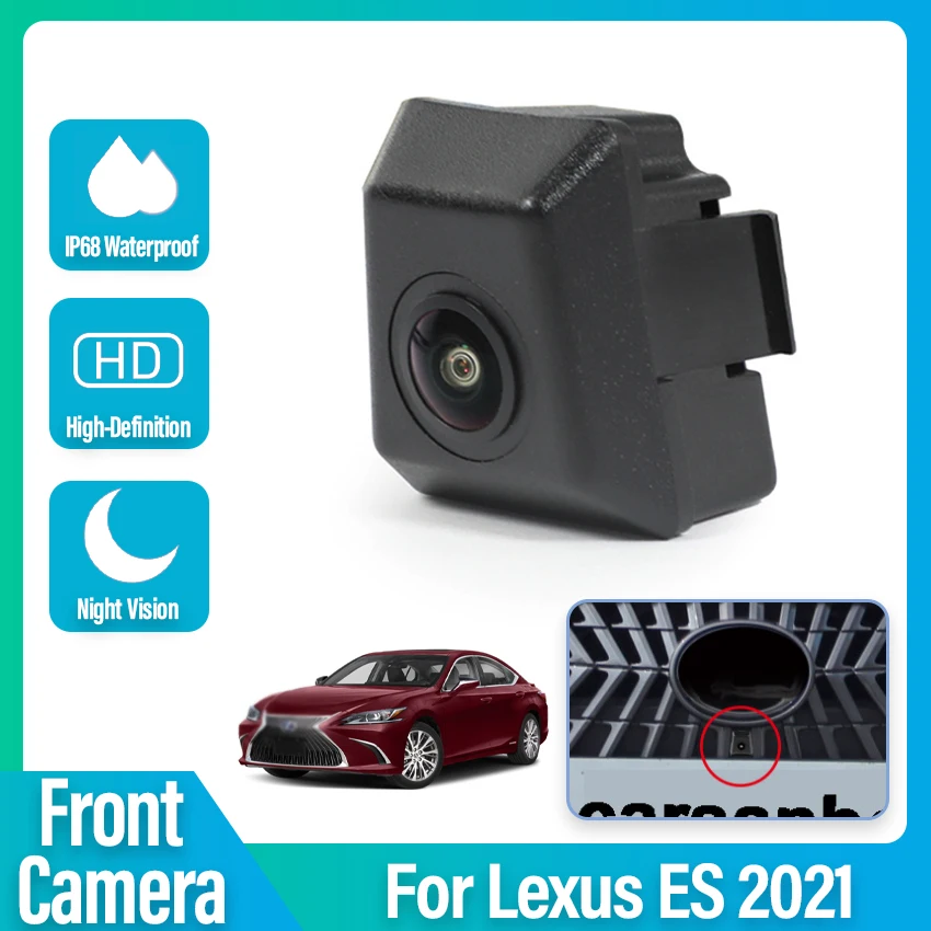 

Full HD CCD Car Front View Parking Night Vision High Quality Positive Waterproof Logo Camera For Lexus ES 2021 2022 wide-angle