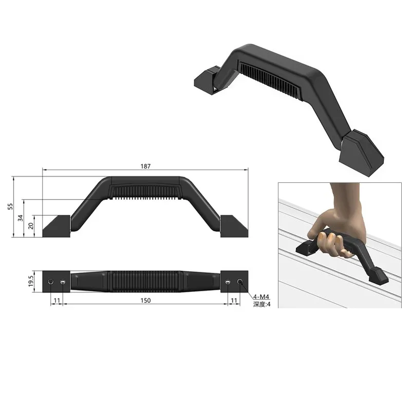 1-4pcs Luggage Handle Accessories Trolley Case Handle Suitcase Handle Bag Accessories Hand Grip Carrying Handle for Travel