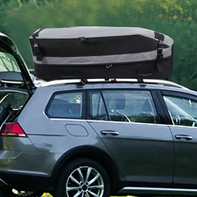 

Car Cargo Roof Bag Luggage Carrier Bag Storage Cube Bag for Travel Camping Luggage Storage Box sunscreen car roof luggage bag