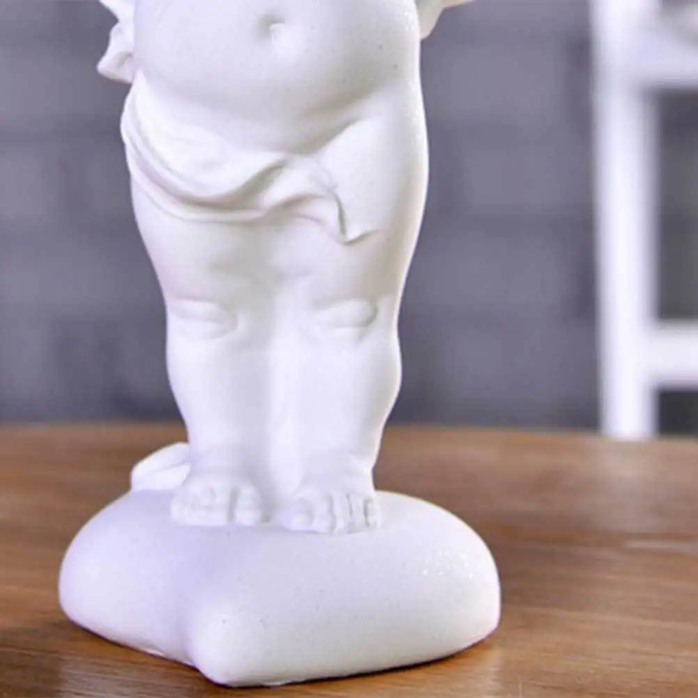 

1Pcs Sandstone Cupid Statue Artistic Desktop Decoration Home Adornment Gift for Office Cupid Decoration