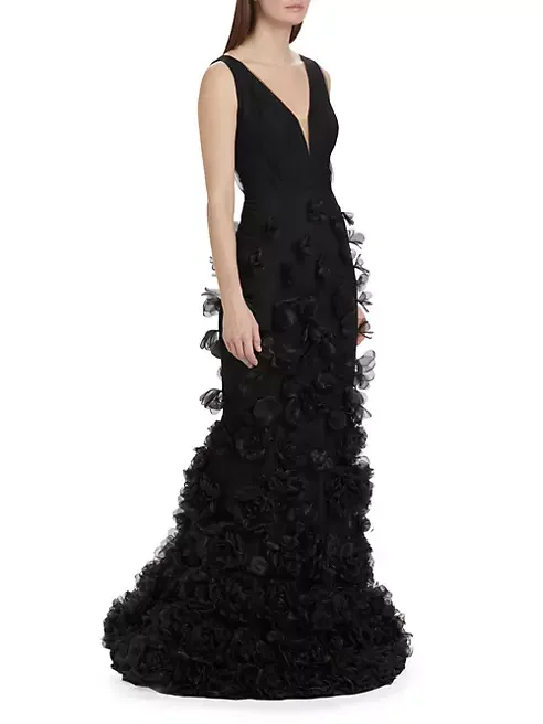 

Elegant Party Dress Prom Dresses Black Strapless Deep V Neck A-line Tulle Tea Length Wedding Party Graduation Dress فساتين سهرة