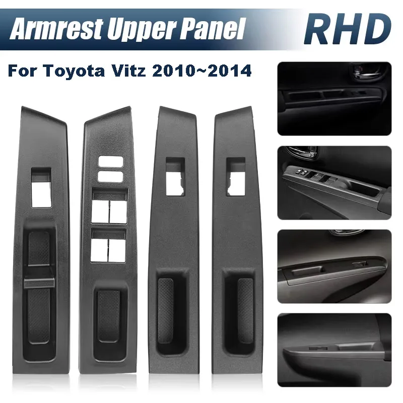 RHD Window Lift Control Switch Cover Panel Frame For Toyota Vitz 2010 2011 2012 2013 2014 74231-52630-C0 74232-52570-C0