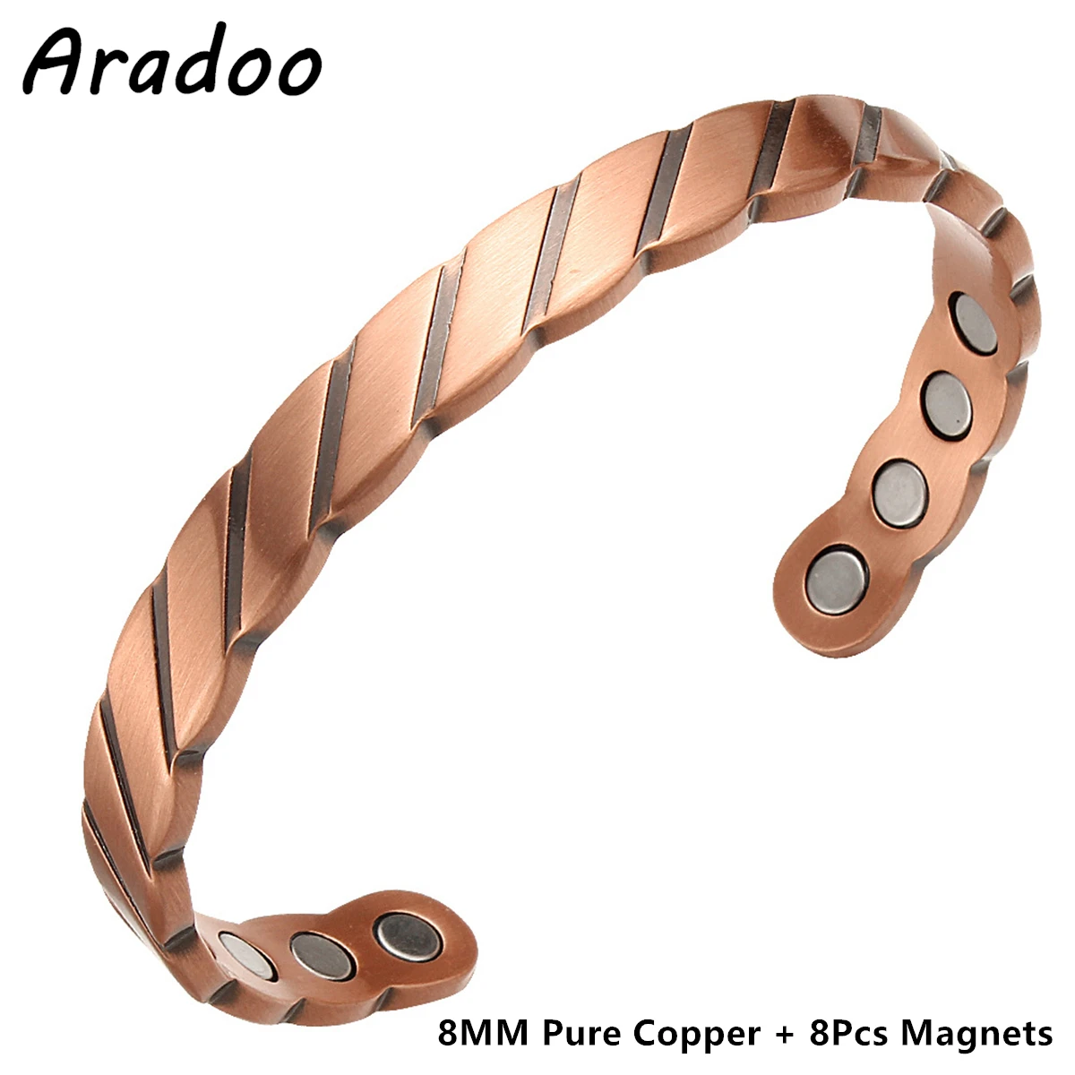 ARADOO Kupfer Magnetarmband Baum des Lebens 7