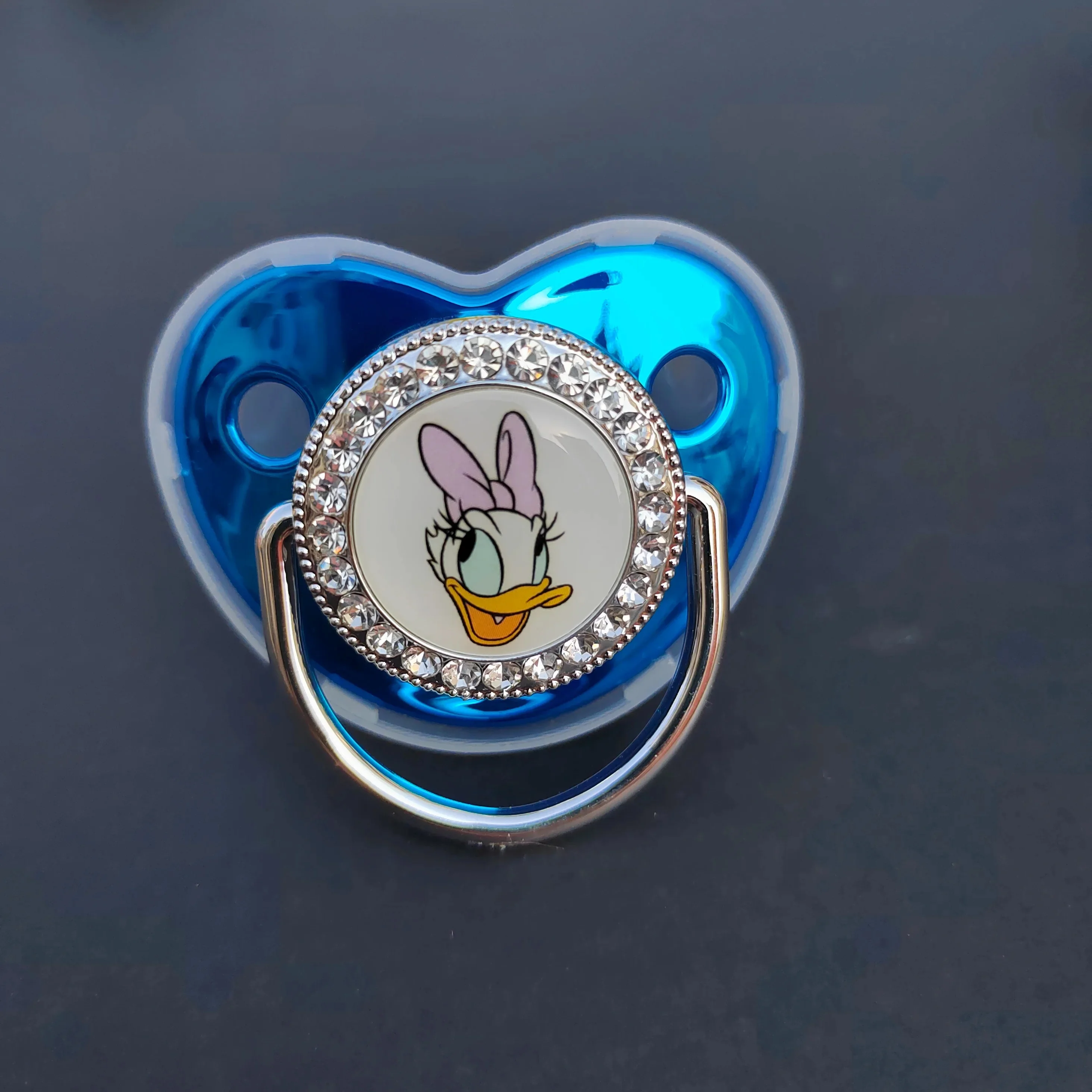 Donald Duck Mouse Baby Pacifier BPA-free Disney printed silicon baby pacifier Bling Baby Pacifier Soothing Toy Baby Shower 0-36M