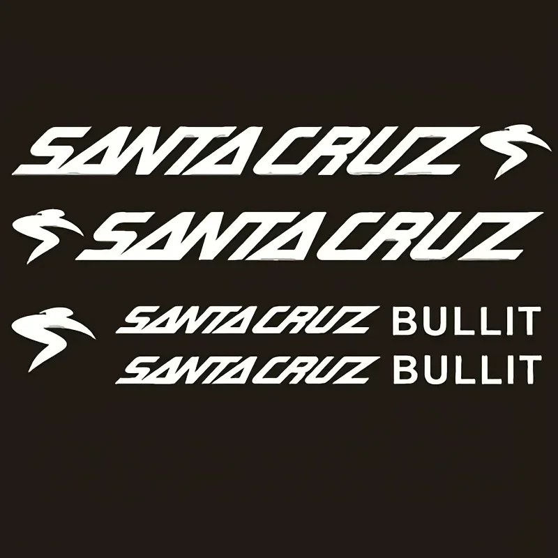 1SET Santa Cruz Bicycle Sticker Set, Assorted Logos & 