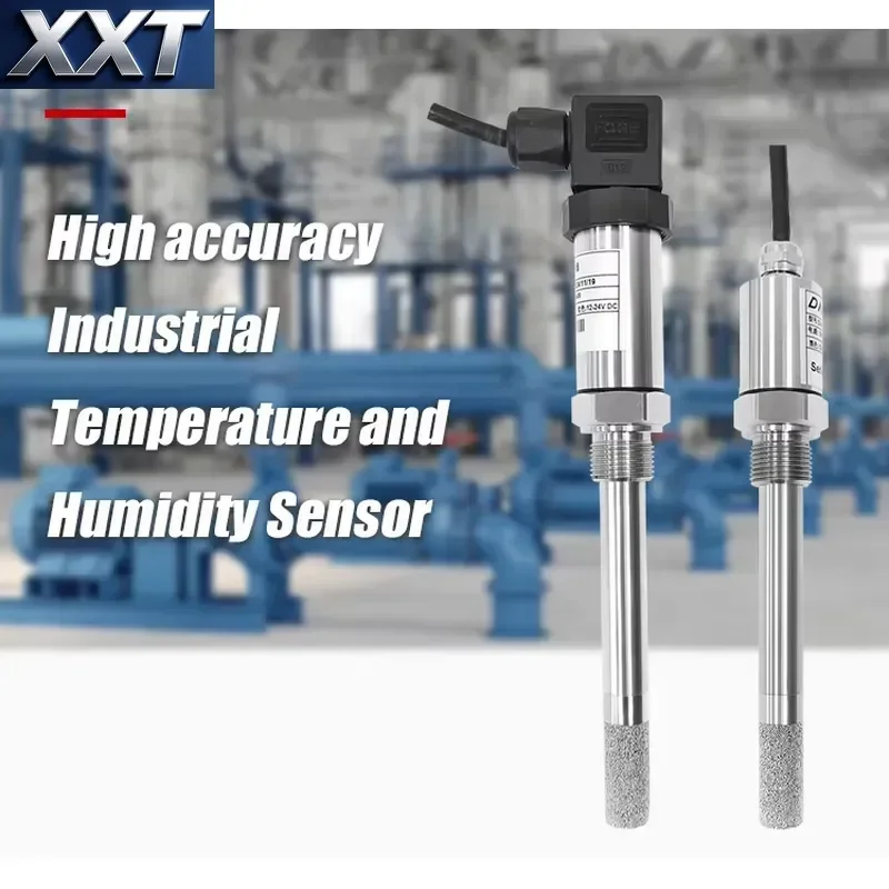 XXT RS485 Modbus Industrial Temperature and Humidity Transmitter Duct Mount Thermo Hygrometer for Process Monitoring System