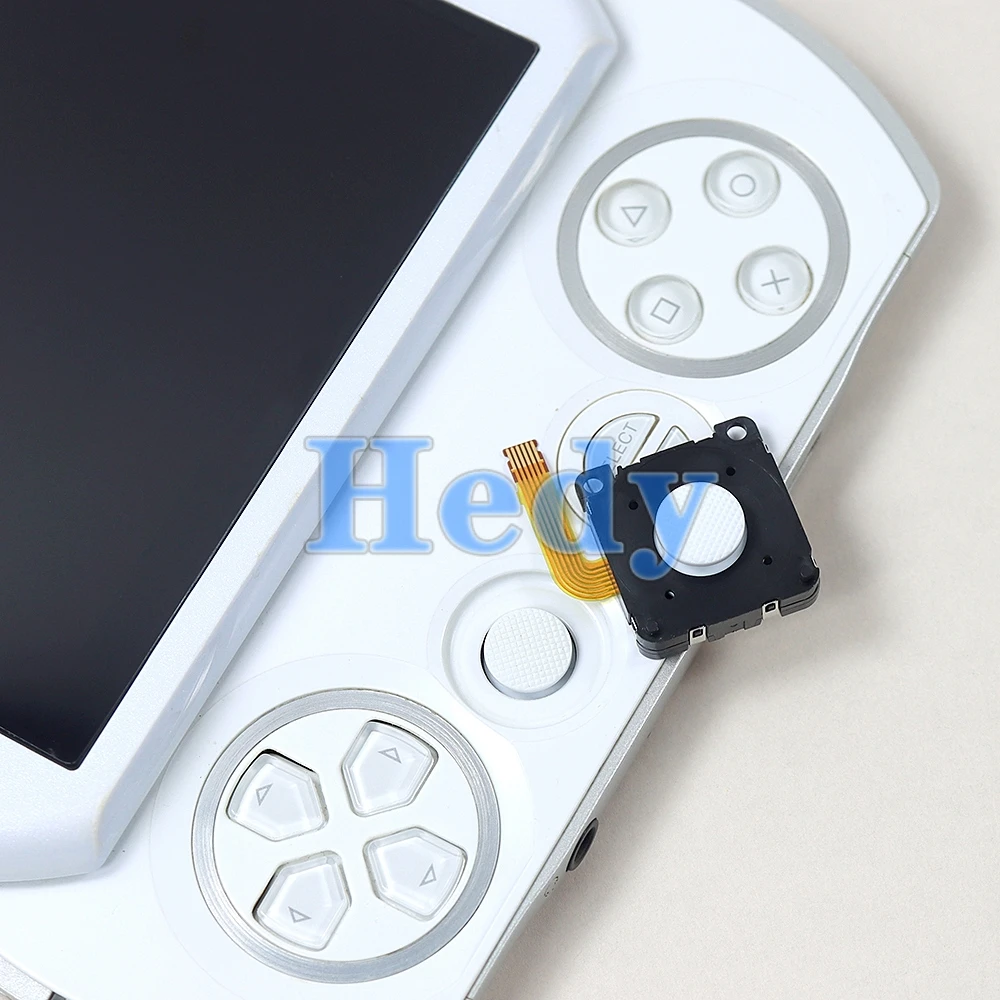 1 قطعة الأصلي الجديد لوحدة تحكم PSP Go PSPGO ثلاثية الأبعاد عصا التحكم التناظرية زر استبدال الأبيض