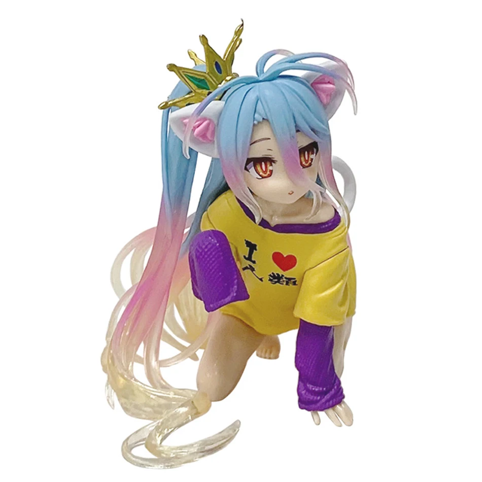 Hot Anime Figure NO GAME NO LIFE Action Figures Shiro Animazione Figure Ornamenti Collezione Modelli Giocattoli Regali