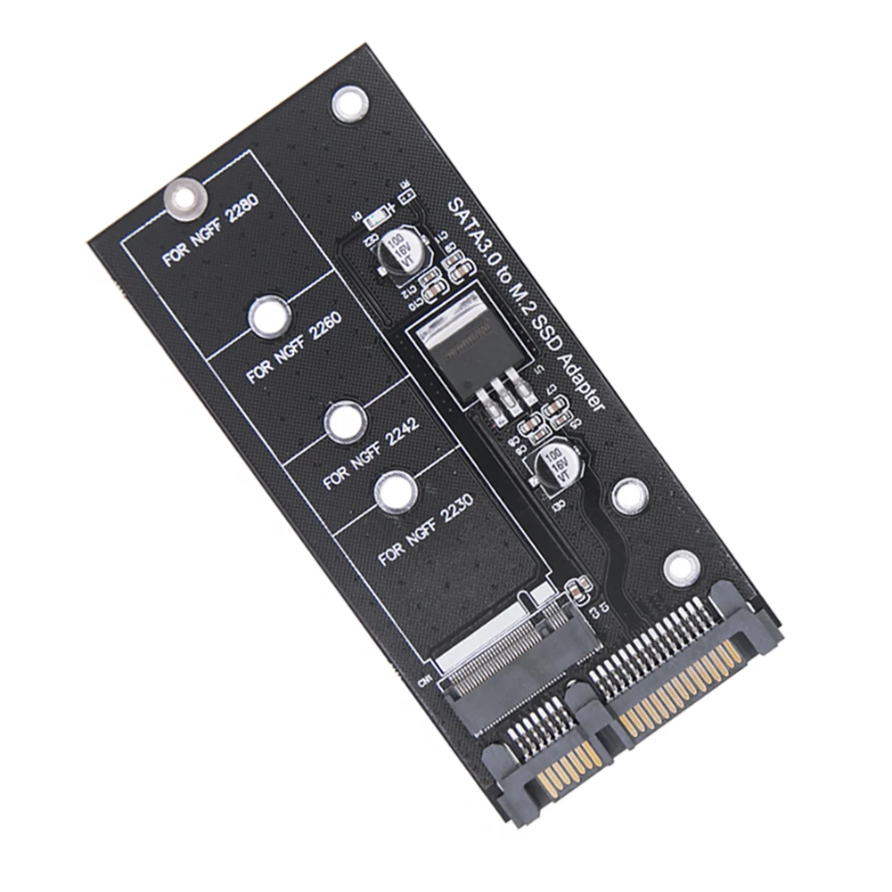 

Переходник B Key M.2 NGFF SSD на 2230 дюйма SATA, адаптер конвертер 22 Pin M2 на SATA3.0 SSD, переходник-карта для 2242 2260 2280 M2 SSD