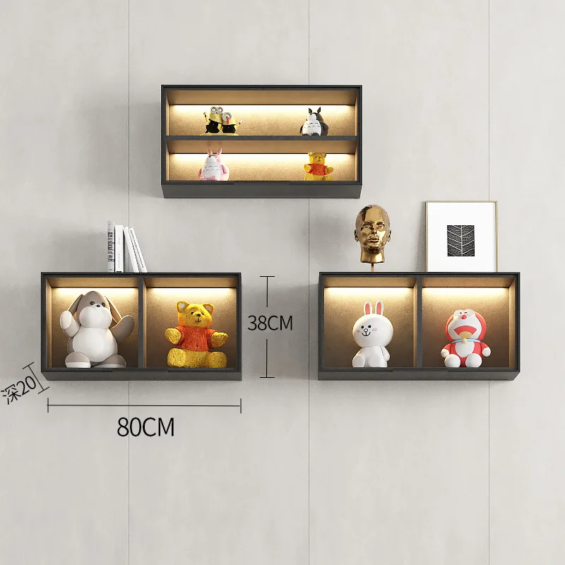 ตู้โชว์ติดผนังสำหรับจัดแสดงของสะสม ของเล่น โมเดล หรือของใช้ในบ้าน