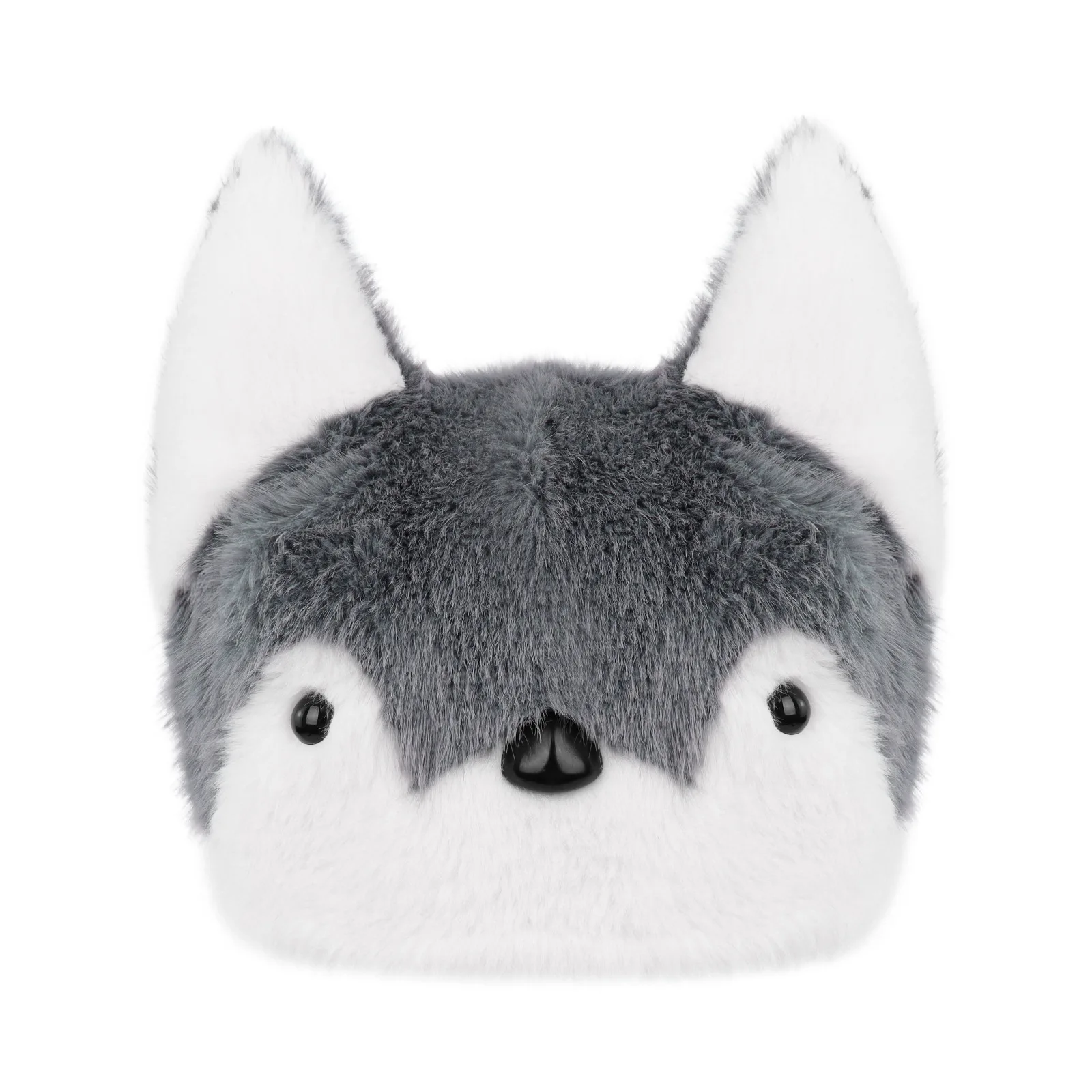 Cute 3D Fox Ear Reversible Plush Bonnet Soft Fluffy Head Cover Cosplay Headgear Carnival Halloween Masquerade Costume Accessory 4