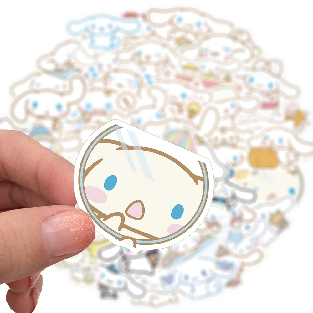 10/30/50PCS Cute Anime Cinnamoroll Waterproof Stickers Cartoon Decals Kids Toy DIY Diary Suitcase Scrapbook Laptop Bike Sticker