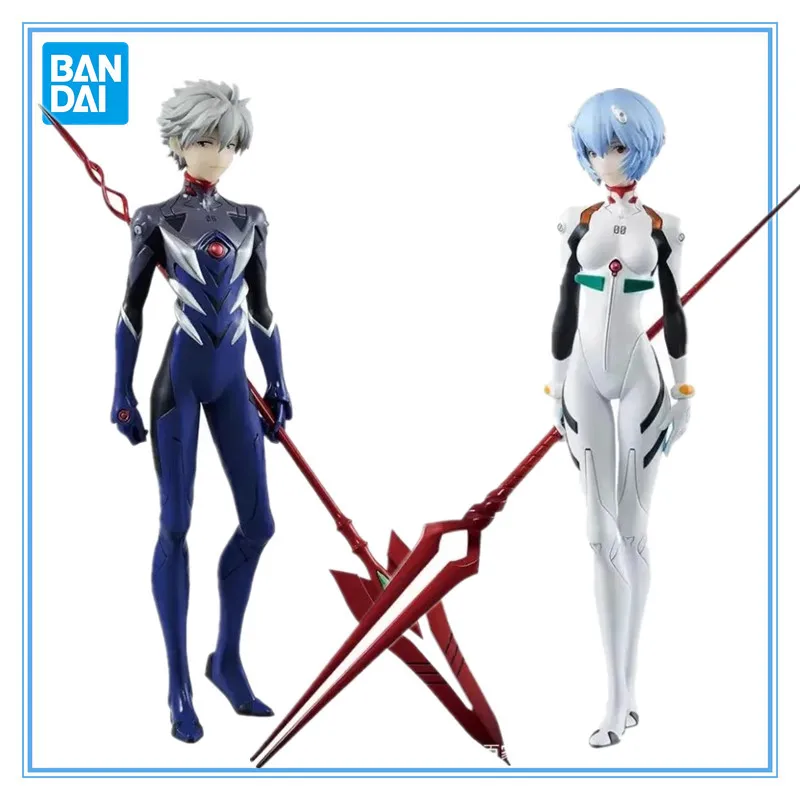 BANDAI Original Ichiban Kuji Anime Rebuild of Evangelion EVA Nagisa Kaworu Ayanami Rei PVC-Figur Actionfiguren Modellspielzeug