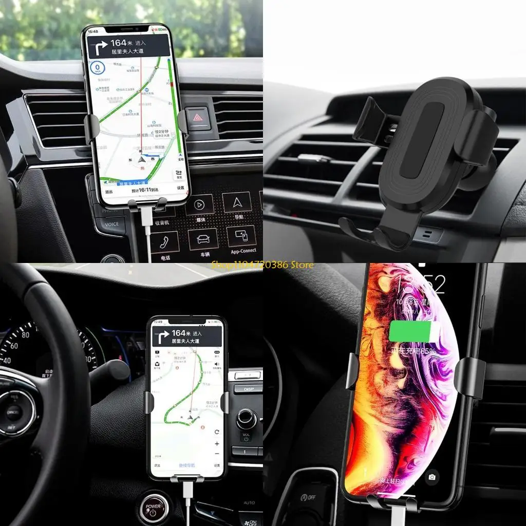 

Автомобильное крепление с автоматическим зажимом для быстрой зарядки K0EA Надежно установите его на стол приборной панели