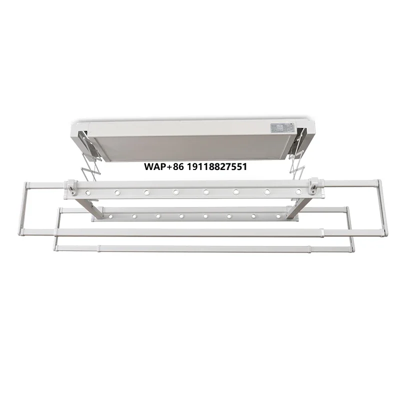 

Indoor Ceiling-Mounted Clothes Drying Rack with Voice Control Balcony Electric Hangers