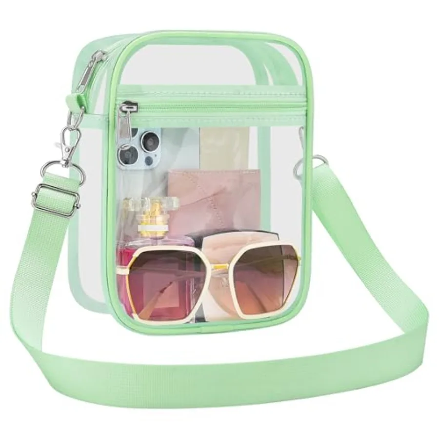 

Clear Bag Stadium Approved Clear Purse for Women Clear Crossbody Bag for Stadium Events Concerts Festivals