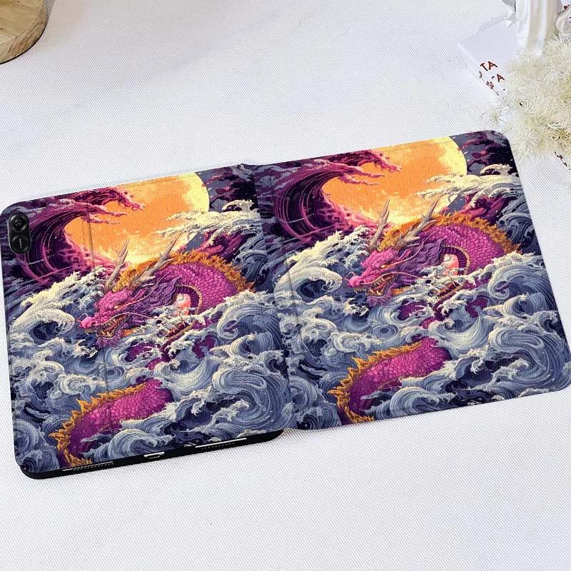 

Ancient style anime dragon For Huawei MatePad M5 T5 SE 11 Pro Honor Tab 5 V7 V8 X9 GT 10.1 10.8 Inch Tablet Case
