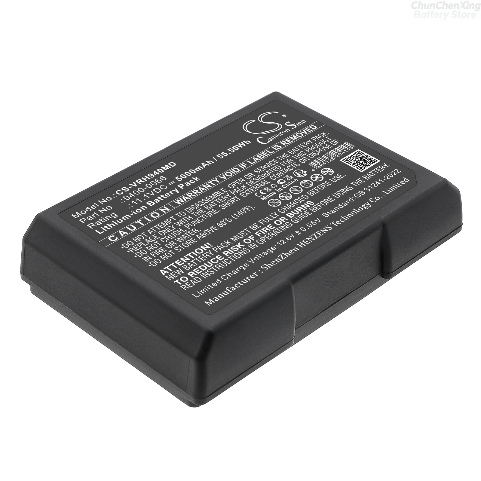 Cameron Sino 11.1V 5000mAh/6800mAh Replacement Battery for Verathon 9400 Bladderscan BVI 9400 0400-0066 0400-0121 0570-0066
