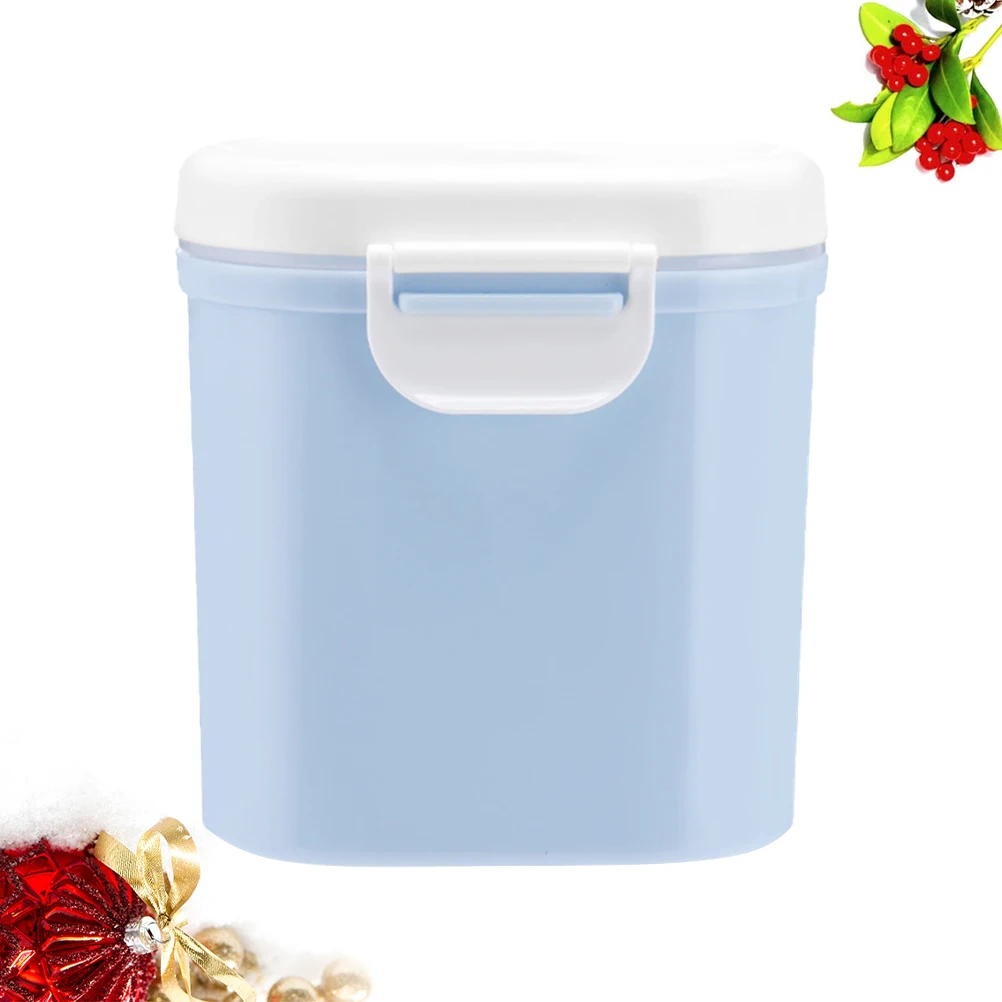 

1pc Large Capacity Milk Powder Box Food Grade Pp Eco-Friendly Bpa Free Baby Safe Silicone Sealed Leak Proof Compact Storage